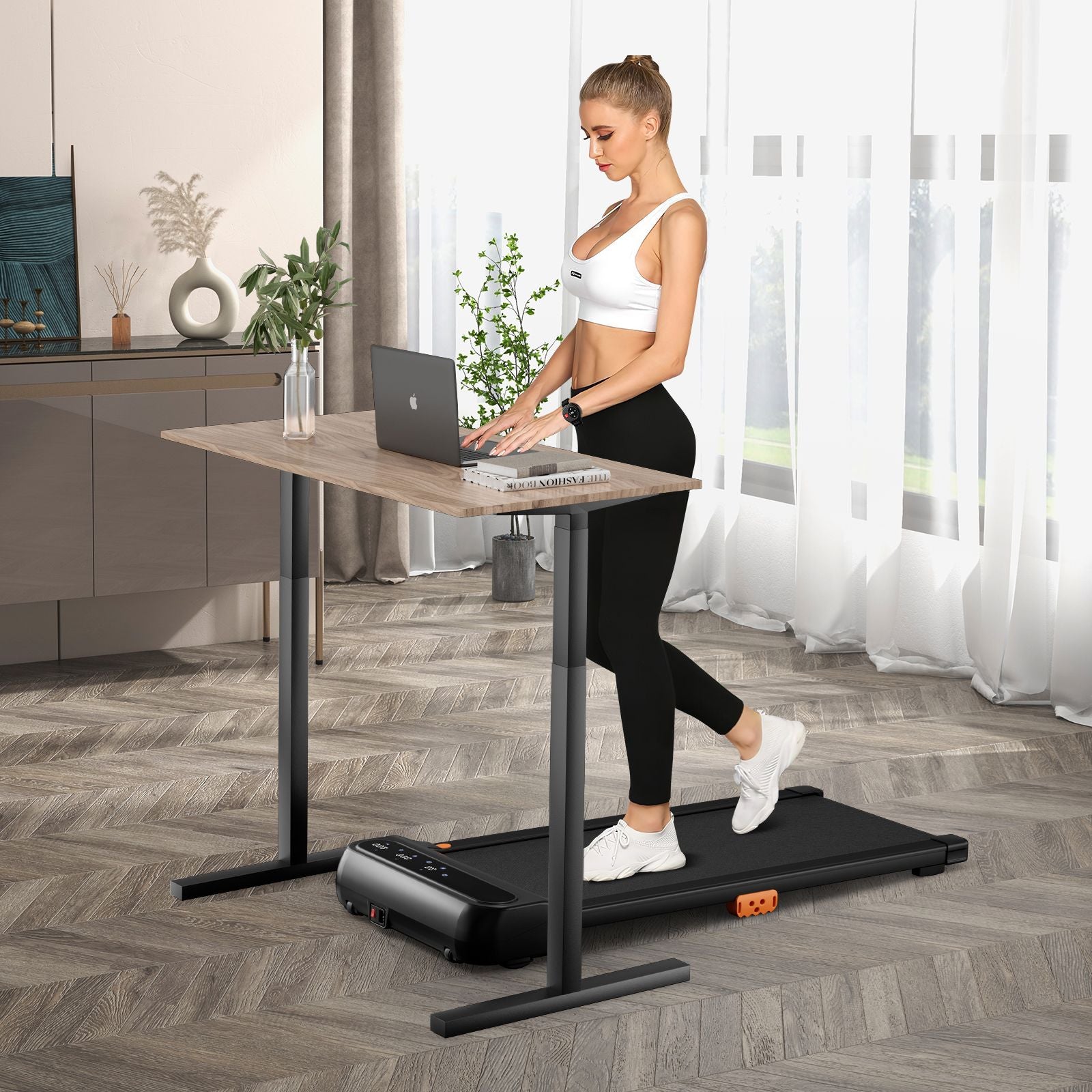 Under Desk Treadmill for Home/Office with 12 Preset Programs