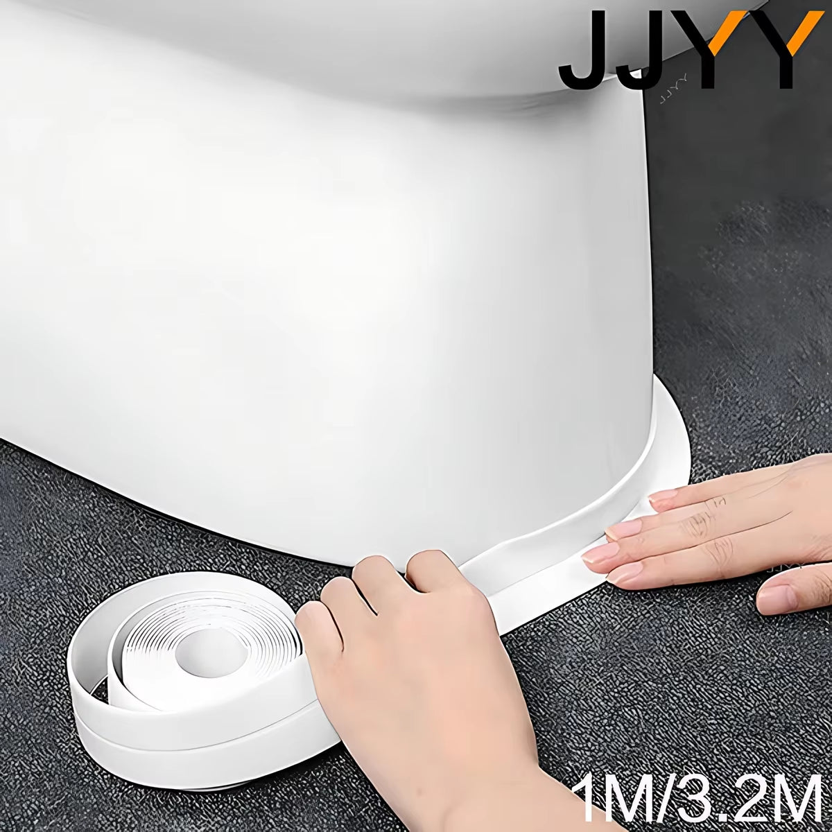 1Pc Self-Adhesive Sealing Tape - Joint and Tub Sealing Tape for Windows, Doors, Toilets, Kitchens, Bathrooms, Gaps, and Tiles